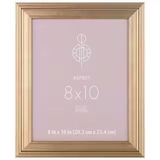 Gold Wide 8" x 10" Frame, Aspect by Studio Décor® | Michaels Stores