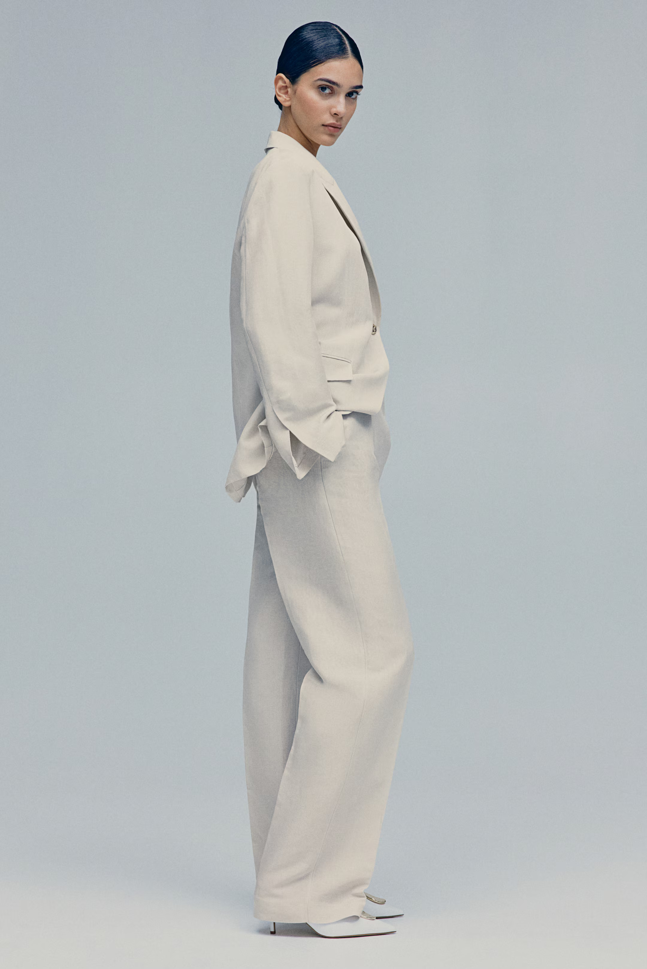 Linen-Blend Pants | H&M (US + CA)