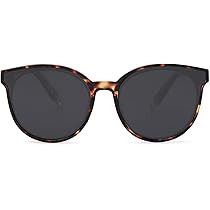 SOJOS Fashion Round Oversized Sunglasses for Women Men Vintage Shades SJ2057 | Amazon (US)
