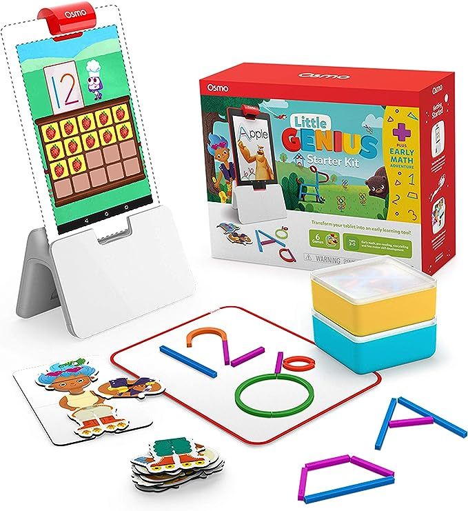 Osmo-Little Genius Starter Kit for Fire Tablet + Early Math Adventure-6 Educational Games-Ages 3-... | Amazon (US)