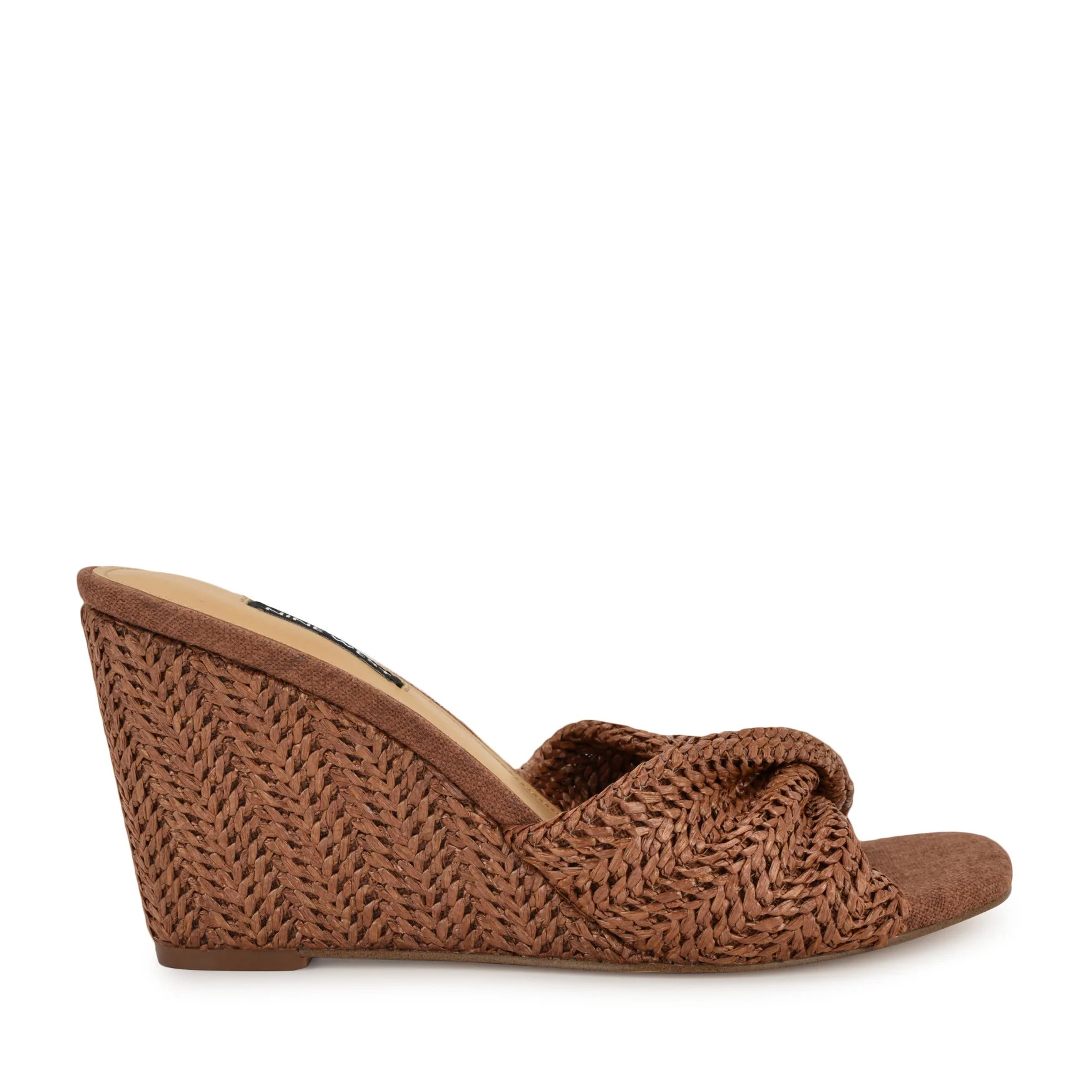 Nikhil Twist Wedge Sandals | Nine West (US)