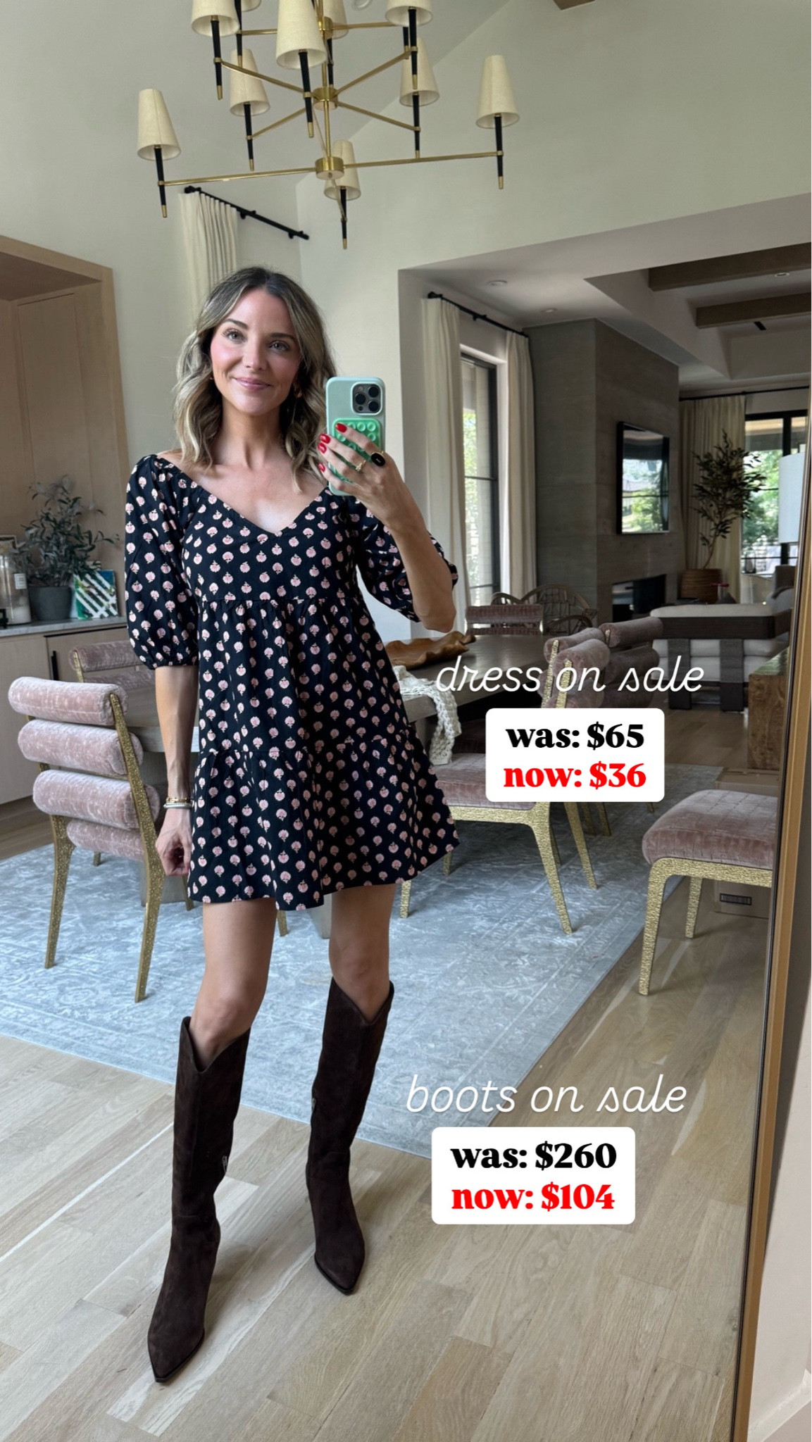 Nordstrom mini polka dot dress on sale
Dolce Vita knee high boots on sale 

#LTKFindsUnder50 #LTKSaleAlert #LTKFindsUnder100