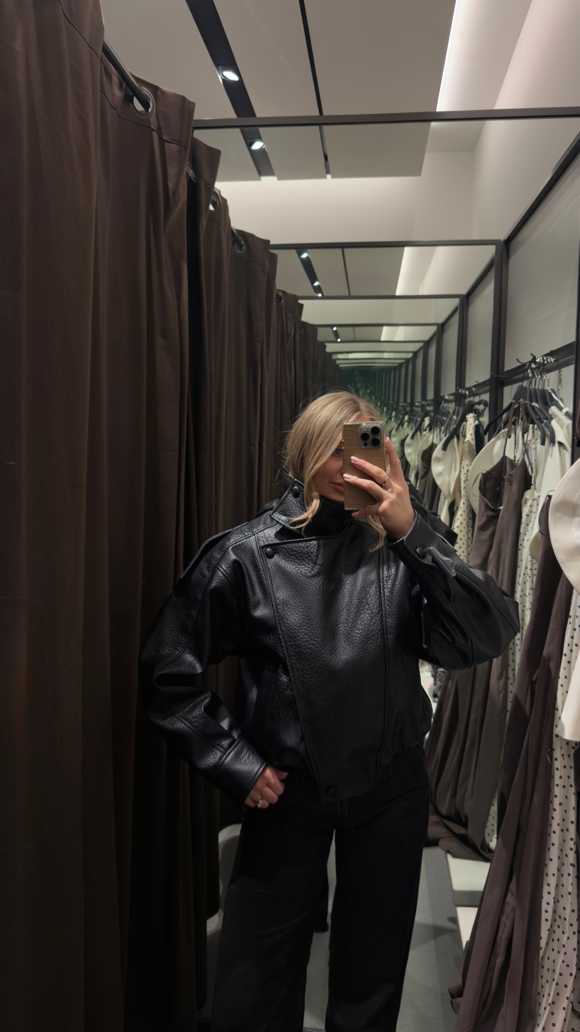 Viral Zara leather jacket 