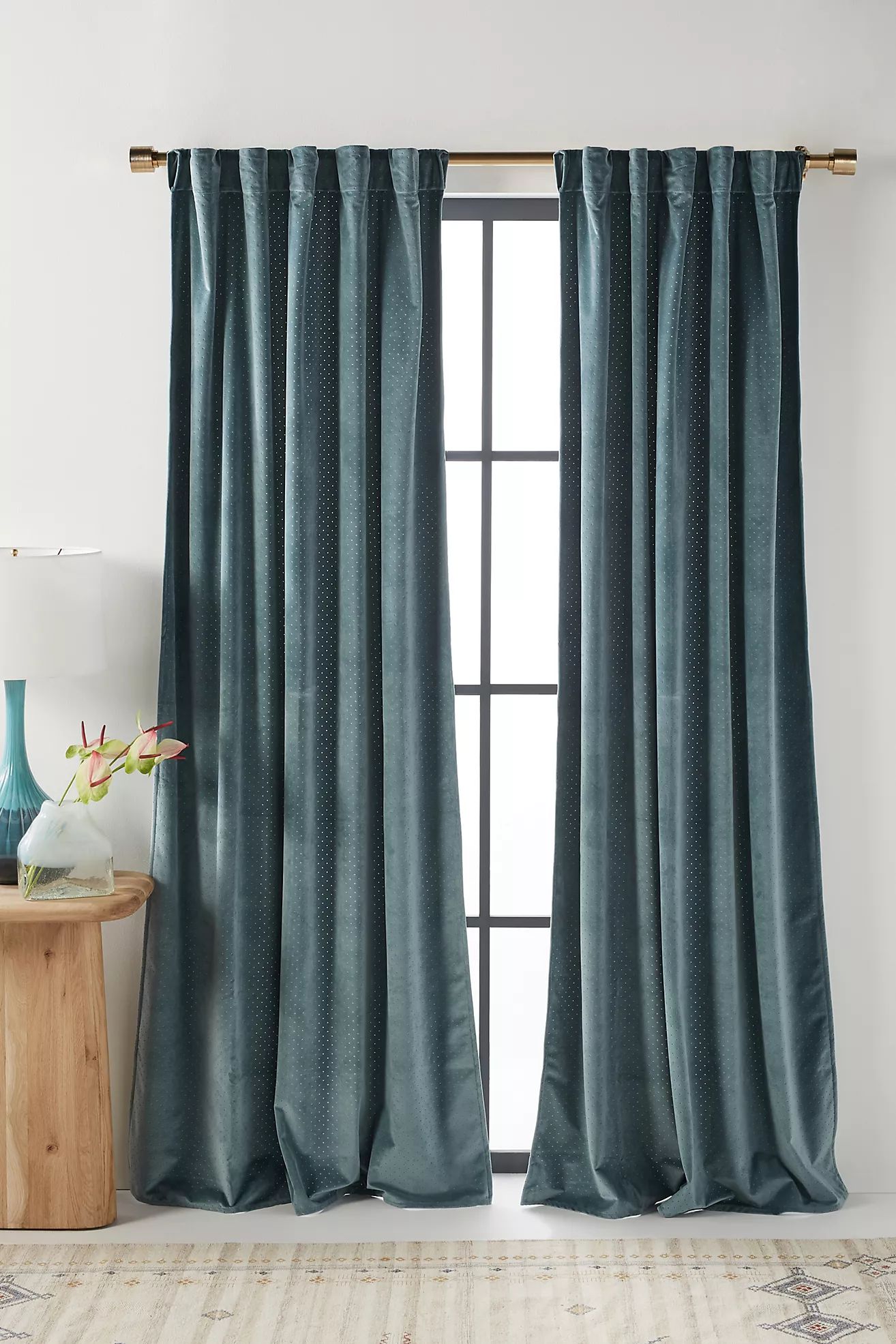 Velvet Louise Curtain | Anthropologie (US)