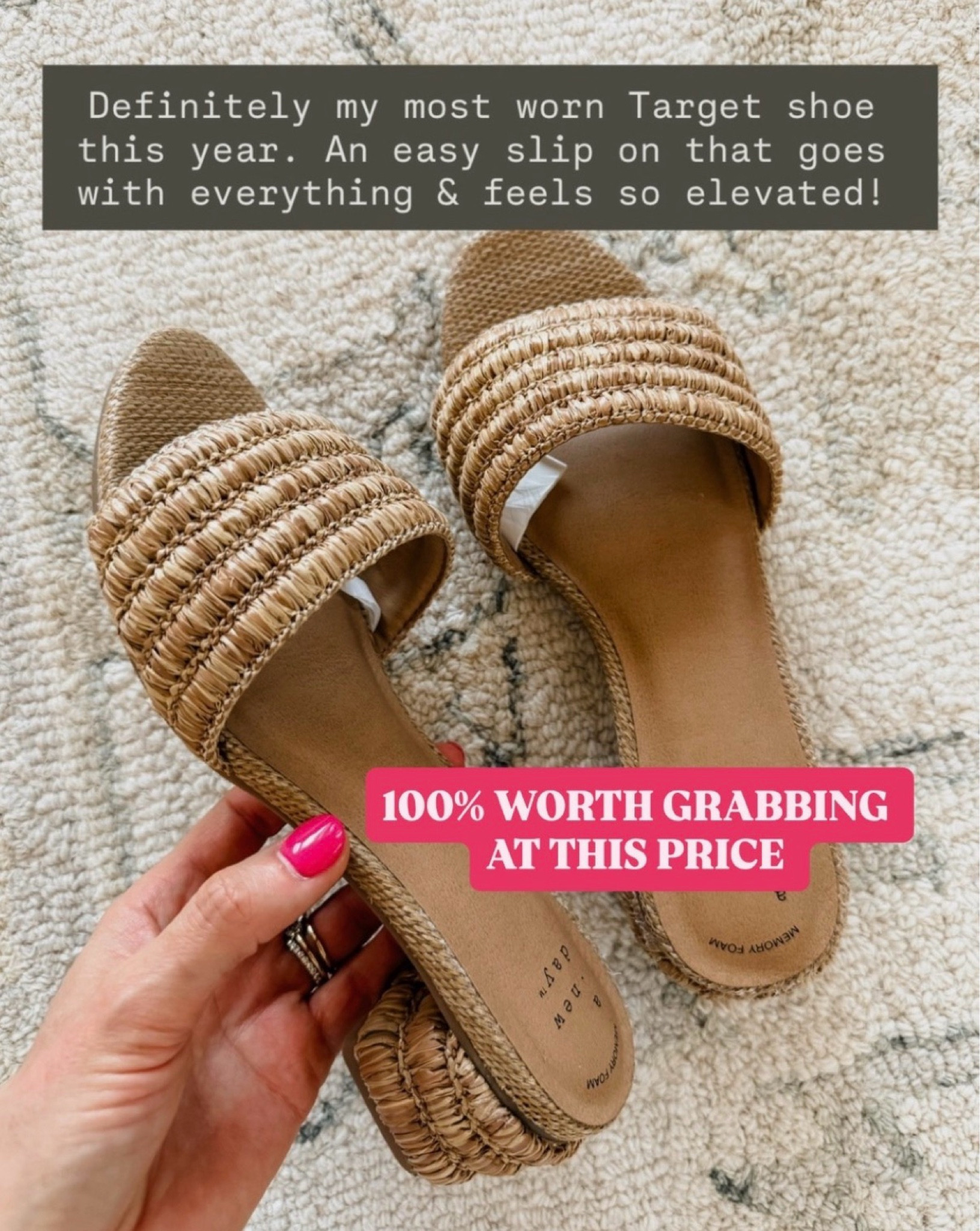 My most worn shoe from Target this year! Love the low heel! Perfect option for work or play! Currently on sale! 

Loverly Grey, Target sale, Target circle week, sandals, summer sandals

#LTKSeasonal #LTKSaleAlert