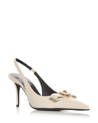 Versace Women's Gianni Ribbon Slingback Pumps | Bloomingdale's Shoes | Bloomingdale's (AU)