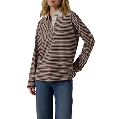 Stripe Organic & Recycled Cotton Jersey Rugby Shirt | Nordstrom