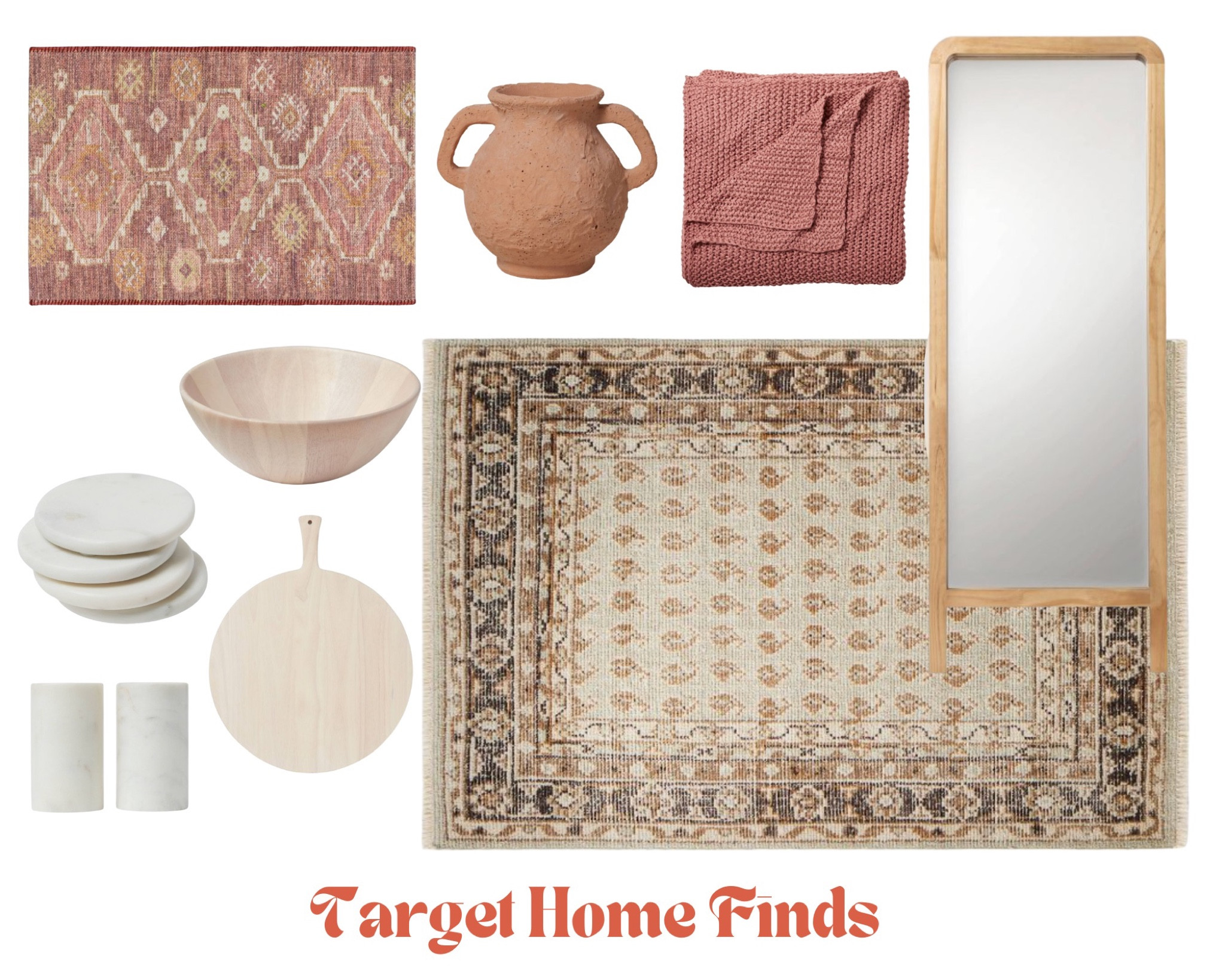 Target boho vibes, loving the colors and marble finds 

#LTKhome #LTKunder100