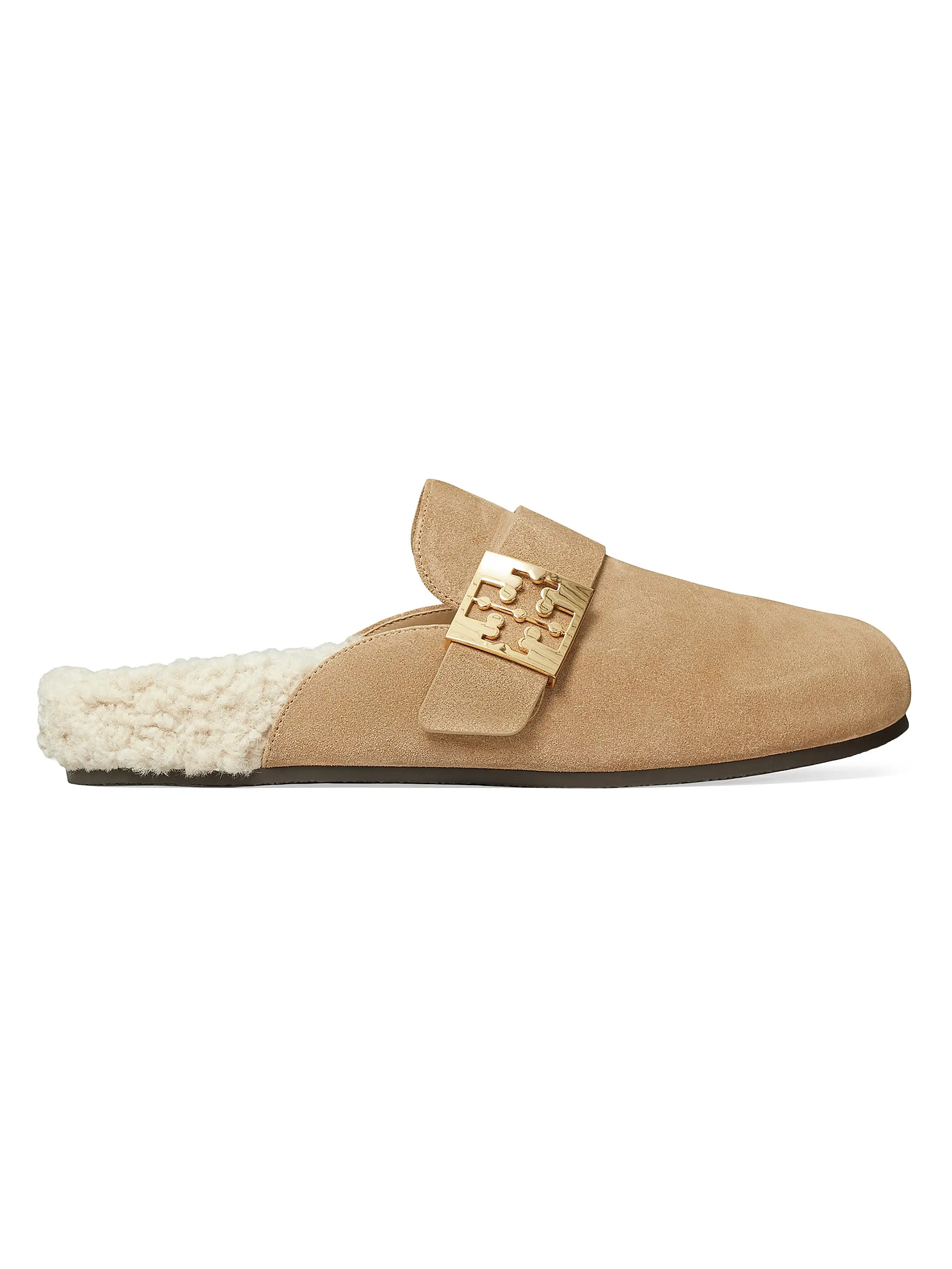 Tory BurchMellow Faux-Shearling Leather Mules | Saks Fifth Avenue