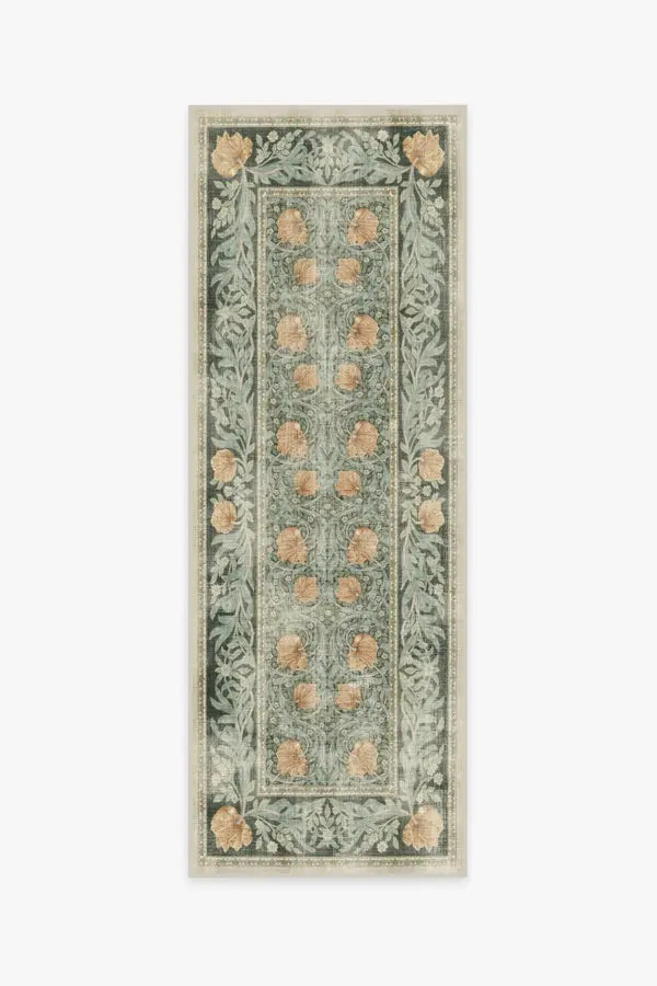 Morris & Co. Pimpernel Jade Rug | Ruggable