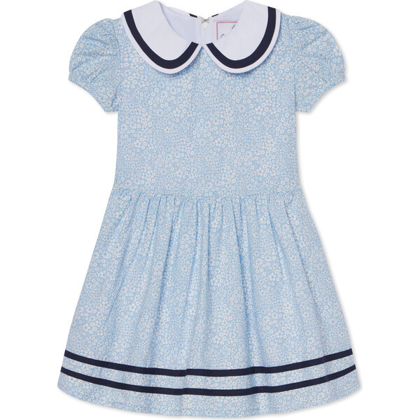 Hazel Jacqueline's Blossom Liberty Poplin Dress, Blue | Maisonette