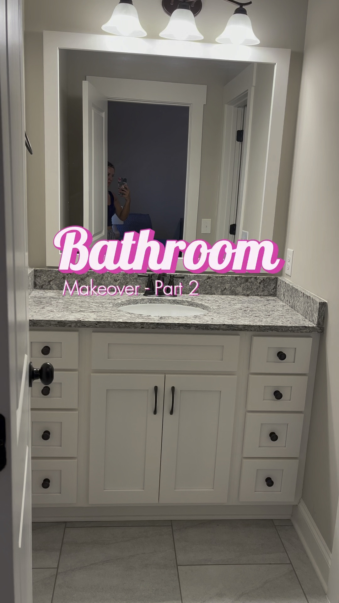 Toddler bathroom makeover part two! Upgrade my daughters bathroom with me! #bathroom #decor 

#LTKbaby #LTKhome #LTKkids