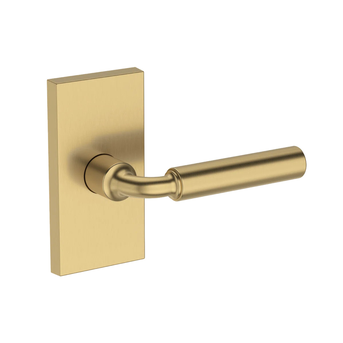 La Conner Half Dummy Lever with Contemporary 5in Rose | Wayfair North America