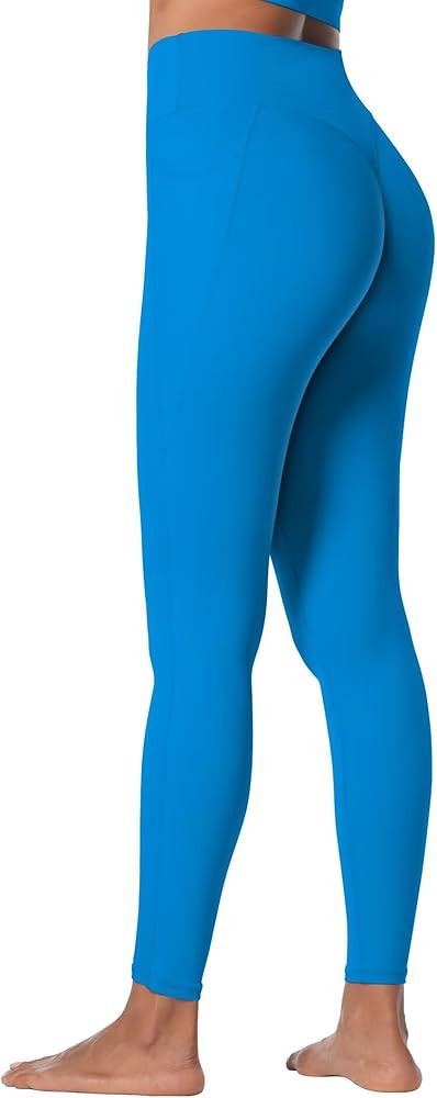 Sunzfly Invisible Butt Scrunch Workout Leggings with Pockets for Women, No Front Seam Gym Yoga Pa... | Amazon (US)