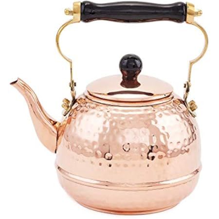 Amazon.com: Old Dutch Teakettle, 2½ Qt, Copper, Brass: Copper Kettle: Home & Kitchen | Amazon (US)