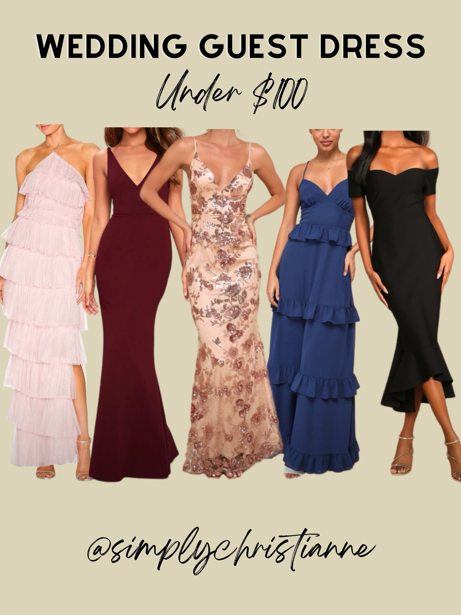 Wedding guest dress, Lulus 

#LTKwedding #LTKfindsunder100 #LTKstyletip