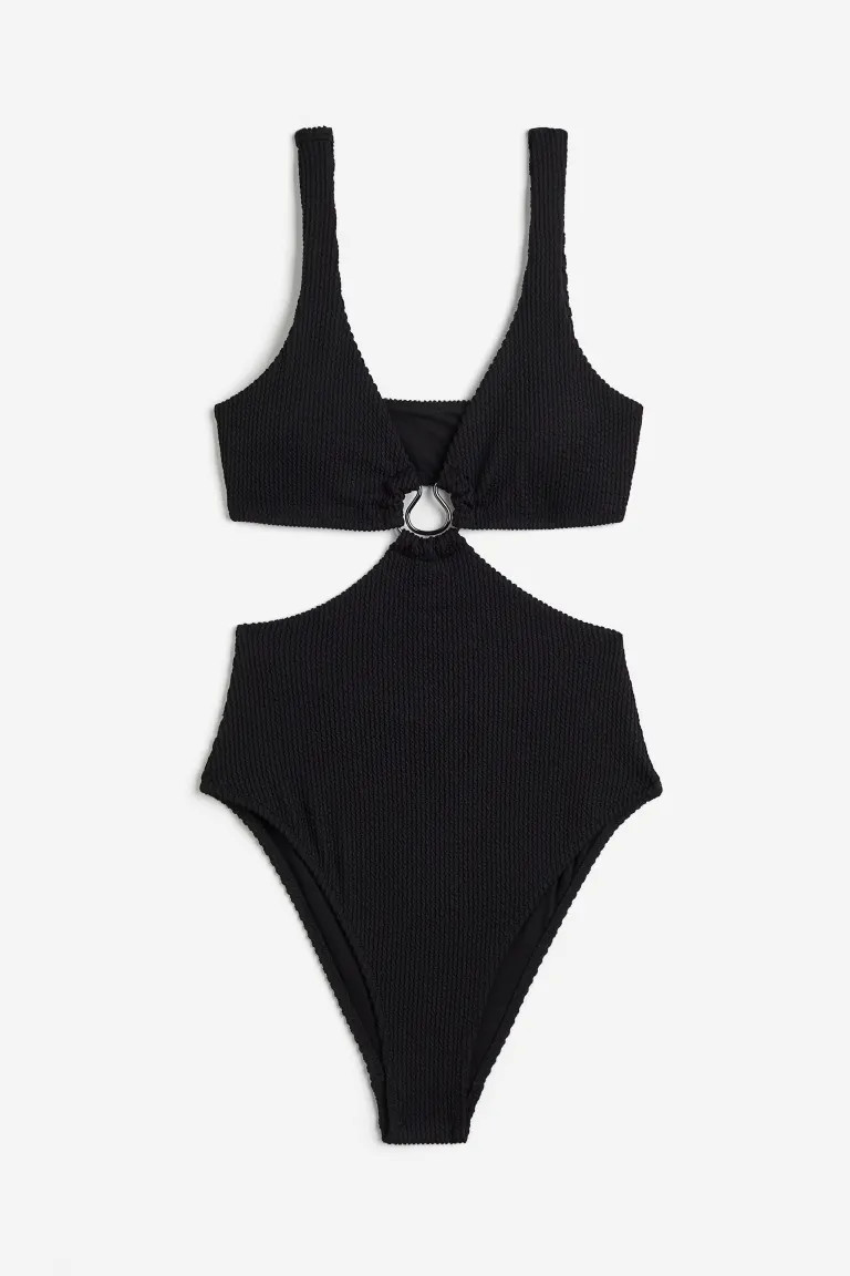 Padded-cup High-leg swimsuit | H&M (UK, MY, IN, SG, PH, TW, HK)