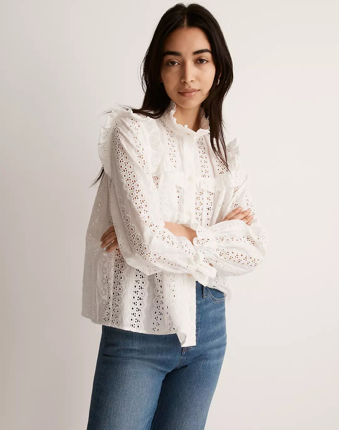 Karen Walker® Tree House Organic Cotton Top | Madewell