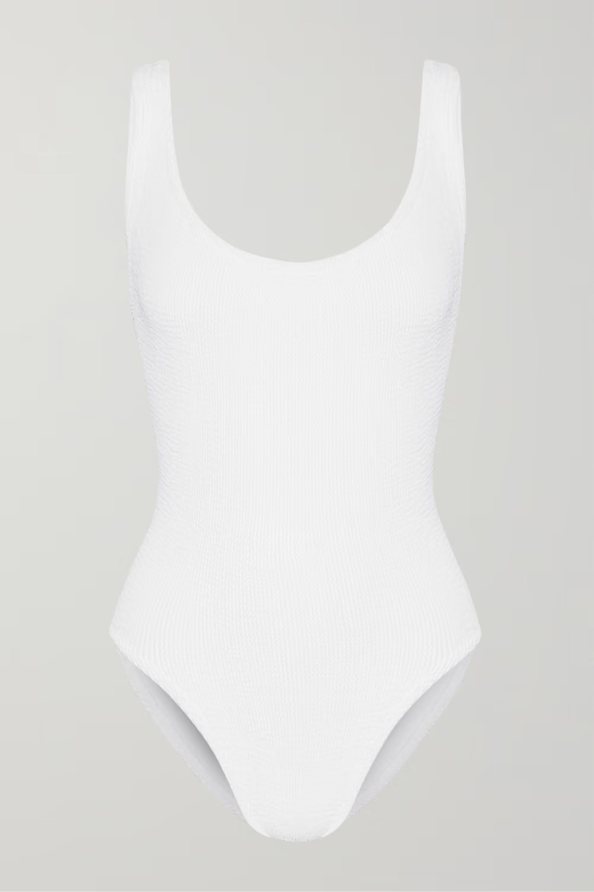 HUNZA GSeersucker swimsuit | NET-A-PORTER (US)