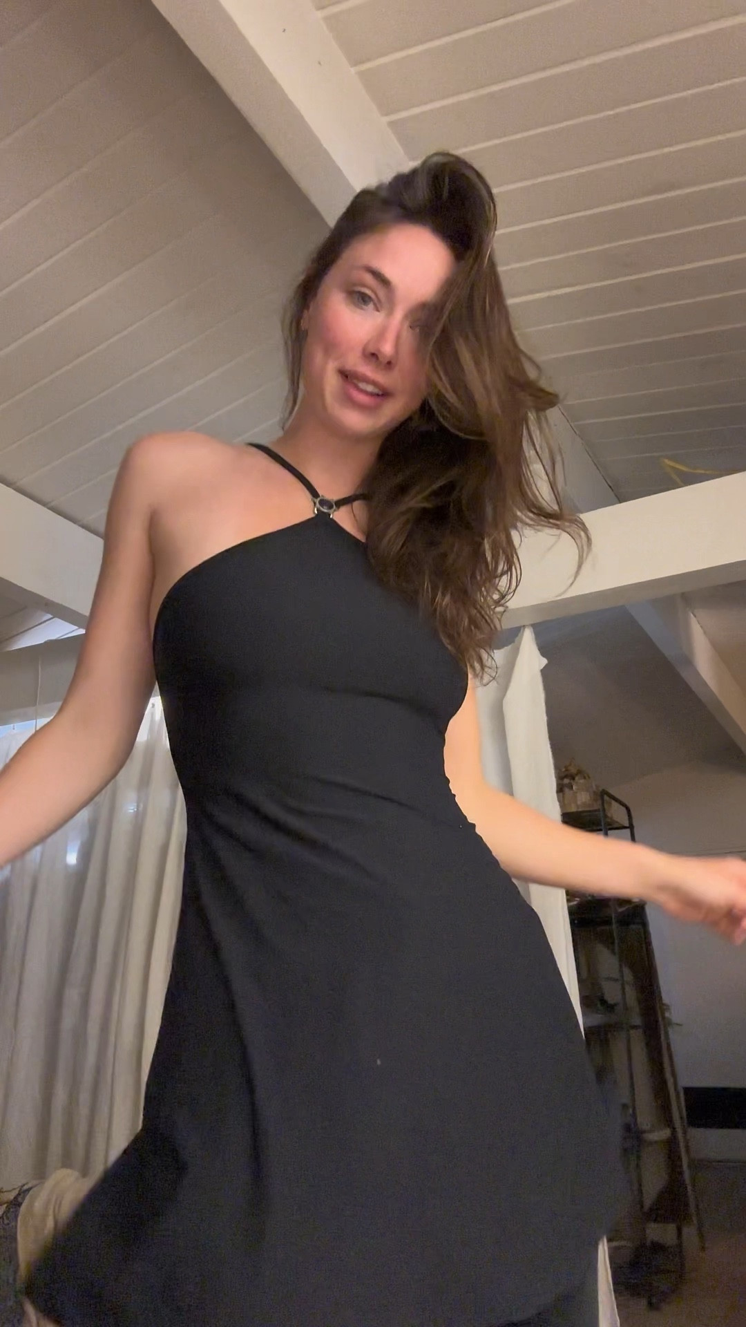 This vintage Versace a frame dress is my absolute favorite. It’s a classic that I can wear anywhere anytime. I didn’t know the vibe of the party I was headed to in the Hollywood hills and this one just hits and is stunning and versatile. I love the neckline and the way it fits. It’s perfect  

#LTKstyletip