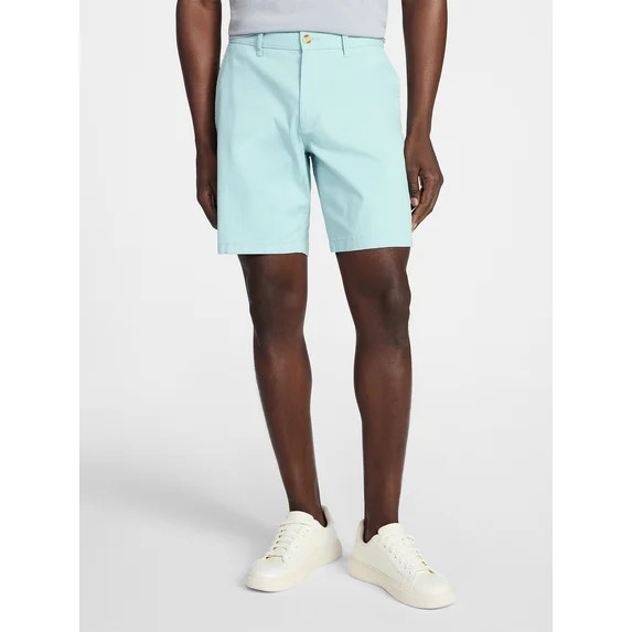 George Men's and Big Men's Stretch Twill Flat Front Shorts, 9" Inseam, Sizes 28-54 | Walmart (US)