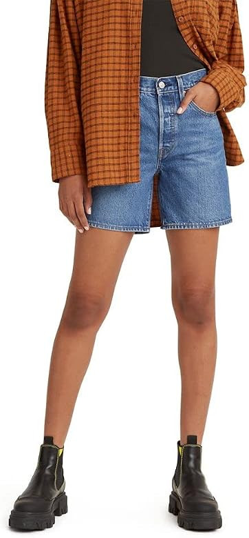 Levi's Women's 501 Mid Thigh Short | Amazon (US)