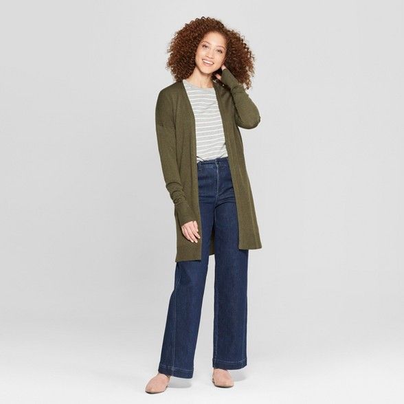 Women's Long Sleeve Open Cardigan Sweater - A New Day™ | Target