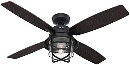 Hunter Fan Company 50391 Hunter Port Royale Ceiling Fan with LED Light and Remote Control, Natura... | Amazon (US)