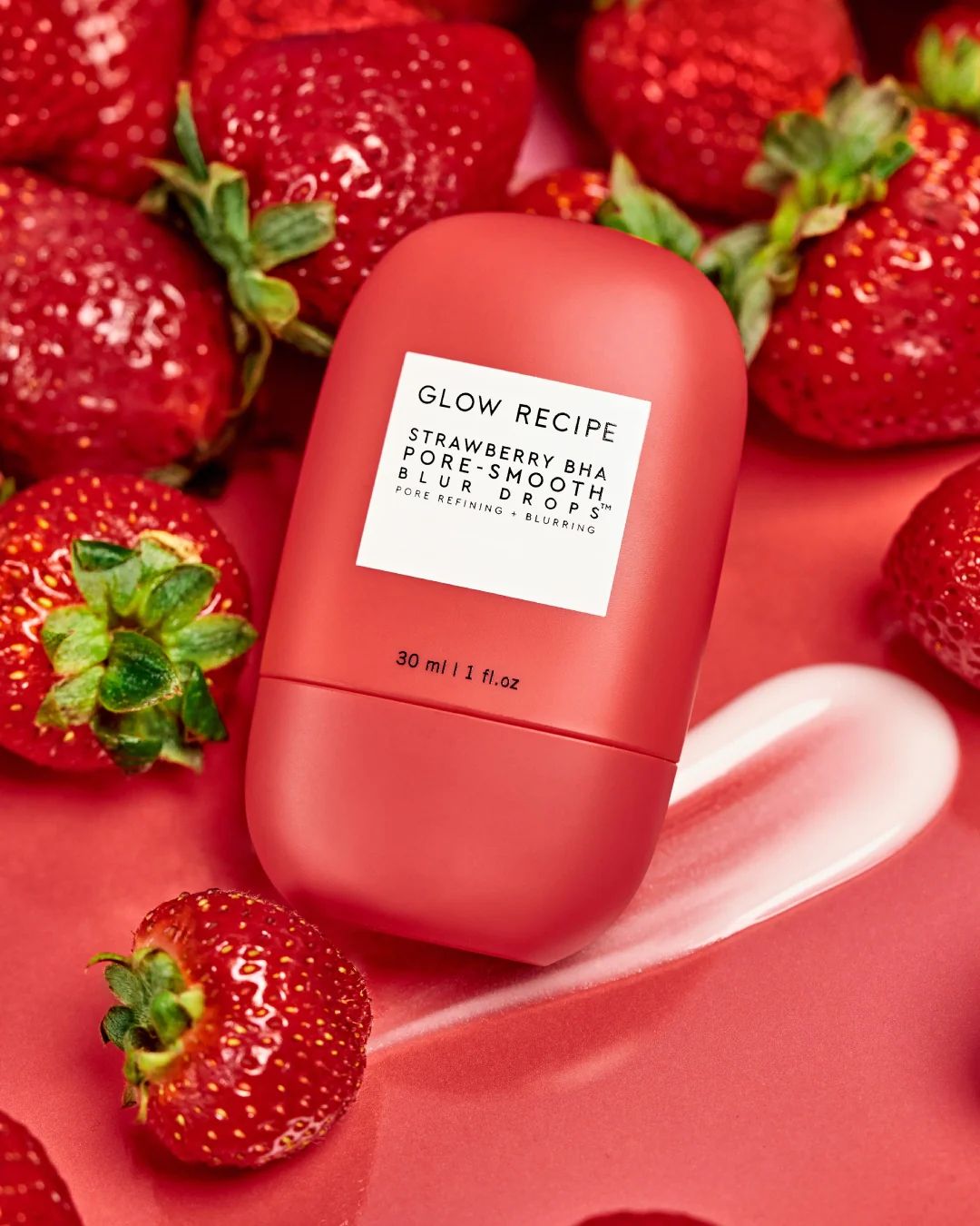 Strawberry BHA Pore-Smooth Blur Drops | Glow Recipe