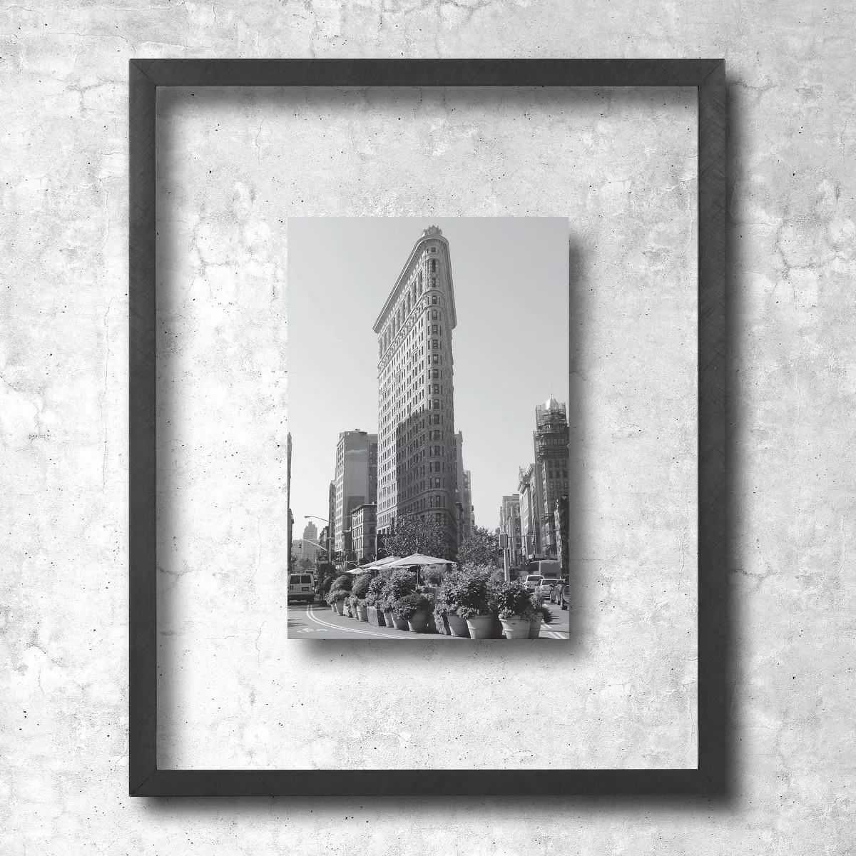 8"x10" Float Thin Gallery Wall Frame Black - Threshold™: Modern Aluminum Wall Photo Display | Target