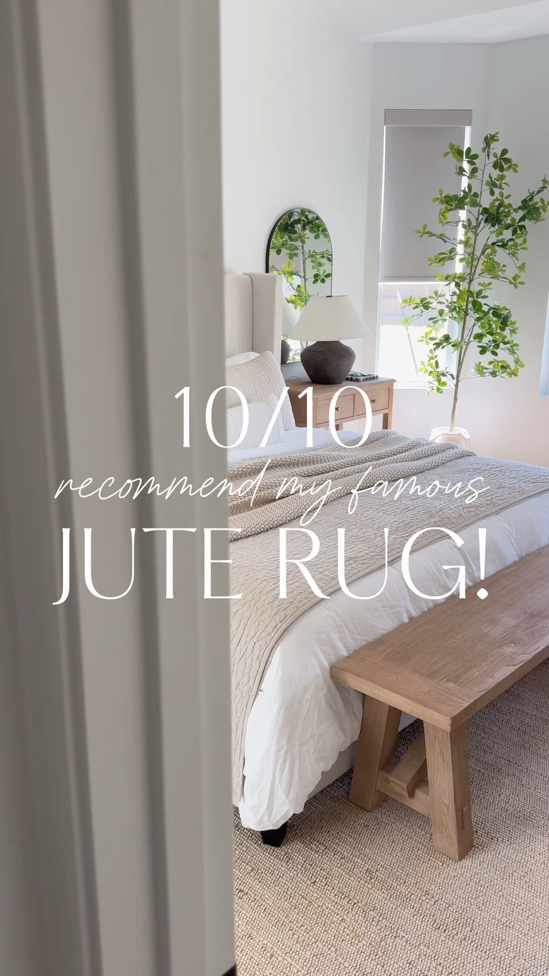 Best Selling + Top Rated Jute Rug 👏🏼

Does not shed and I love it so much I have it in multiple places in my home 👏🏼🤎

Jute rug, wayfair find, wayfair sale, neutral rug, area rug, entryway, bedroom