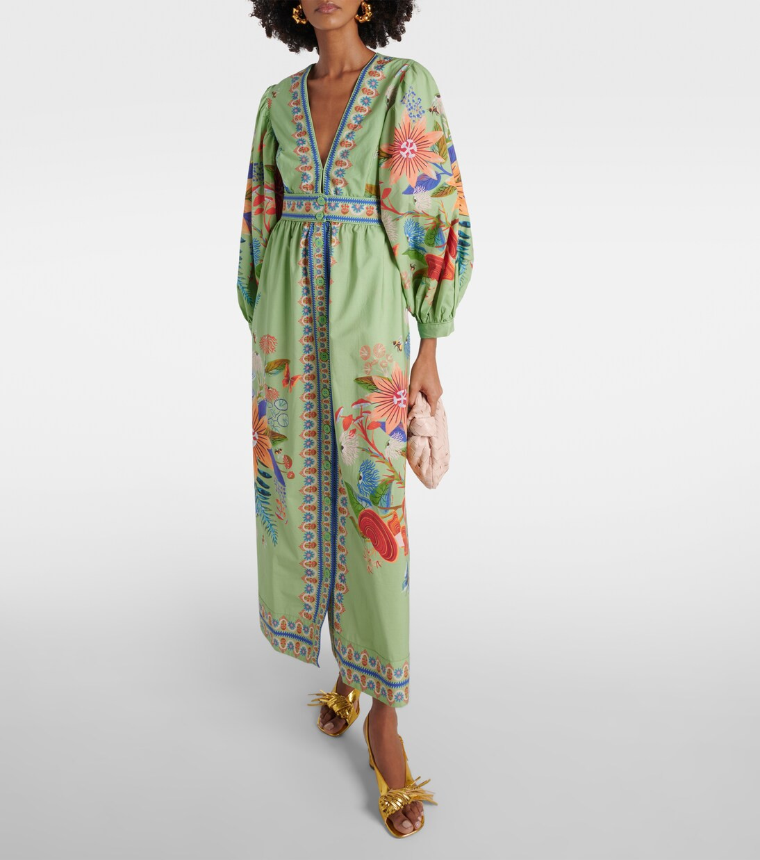Bright Yard floral cotton maxi dress | Mytheresa (UK)