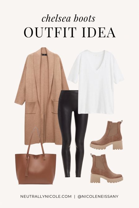 Casual chelsea boots outfit for fall — perfect for thanksgiving, everyday, fall activities, brunch, date night & more!

// fall fashion, fall outfit, fall outfits, fall trends, winter fashion, winter outfit, winter outfits, winter trends, what to wear for thanksgiving, thanksgiving outfit, casual outfit, errands outfit, everyday outfit, coffee outfit, brunch outfit, date night outfit, pumpkin patch outfit, pumpkin picking outfit, apple picking outfit, holiday outfit, party outfit, gifts for her, holiday gift guide for her, gift guide, sweater, fall sweater, cardigan, coatigan, fall cardigan, spanx faux suede leggings, leggings outfit, v-neck t-shirt, basics, ankle boots, fall boots, tote bag, Mango, Lulus, Vici, vicidolls, Abercrombie, neutral outfit (11.17)

#liketkit #LTKSeasonal #LTKitbag #LTKshoecrush #LTKfindsunder50 #LTKtravel #LTKHoliday #LTKsalealert #LTKstyletip #LTKparties #LTKGiftGuide #LTKfindsunder100

#LTKCyberWeek