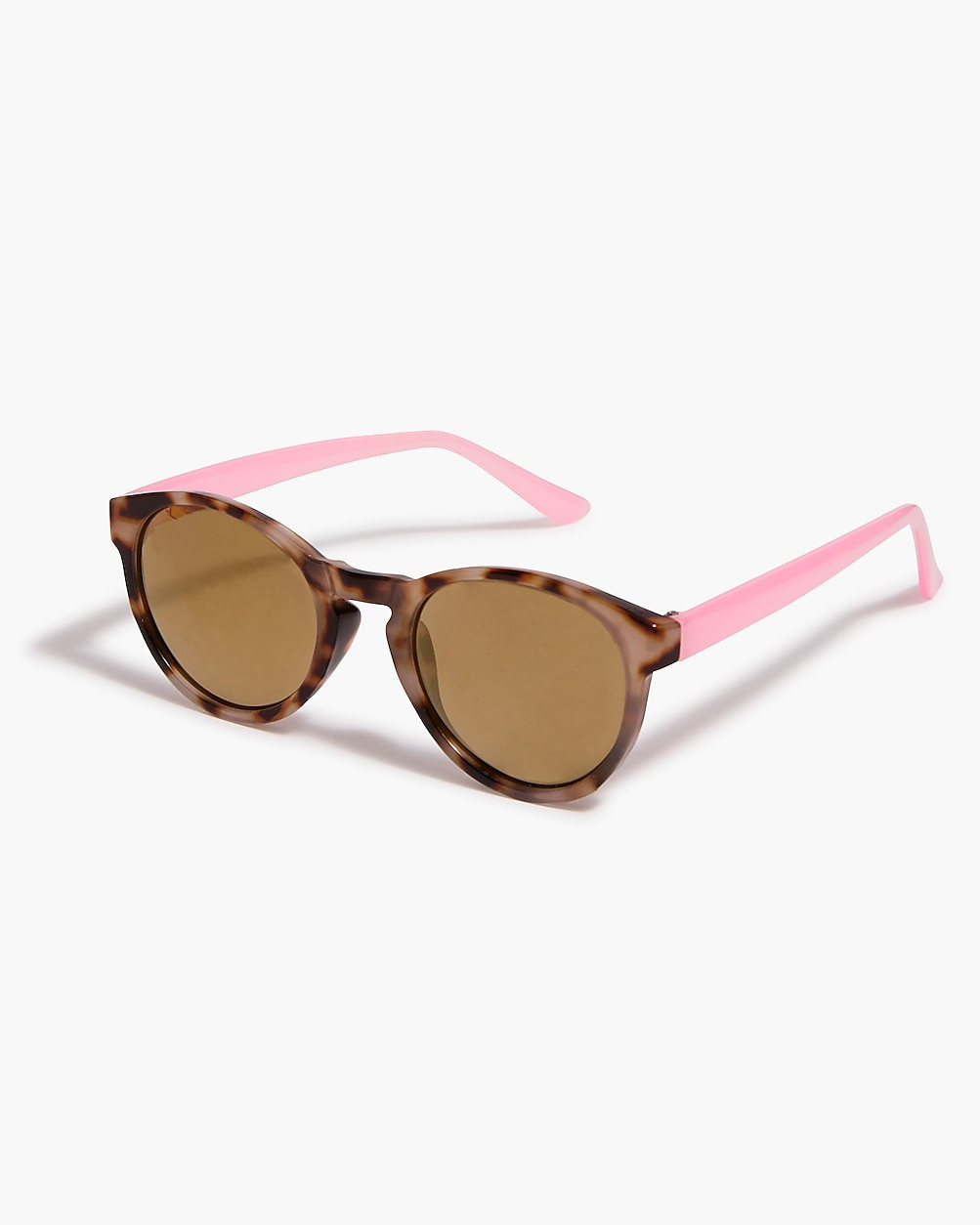 Girls' rounded-frame tortoise sunglasses | J.Crew Factory