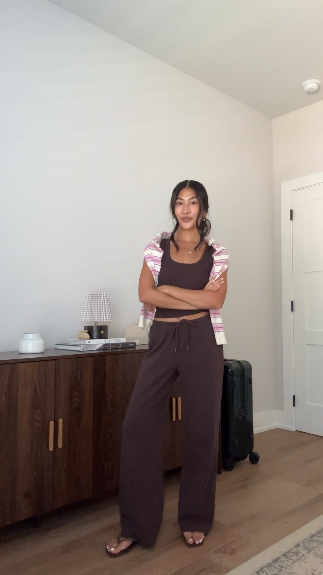 cozy matching set for fall! 🤎 wearing xs in the bottoms, xxs in the tank

#LTKSeasonal #LTKgrwm #LTKootd
