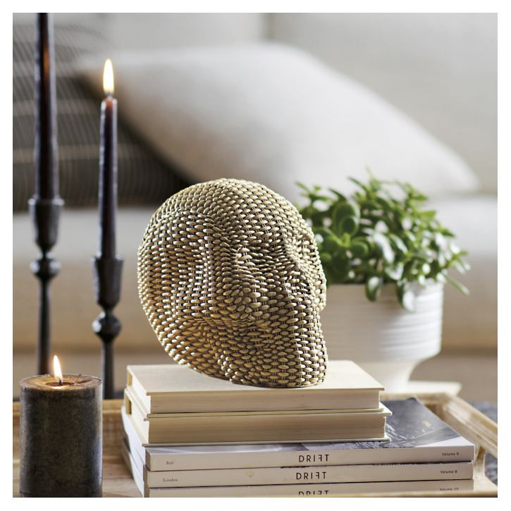 Woven Skull Decor | Grandin Road | Grandin Road