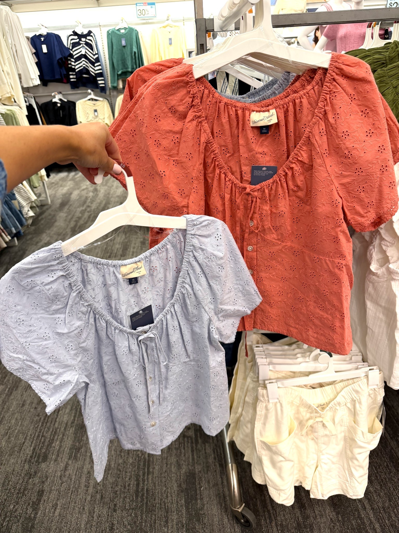 Target Spring Universal Eyelet Top #target #targetstyle #springtops 

#LTKootd #LTKTravel #LTKgrwm