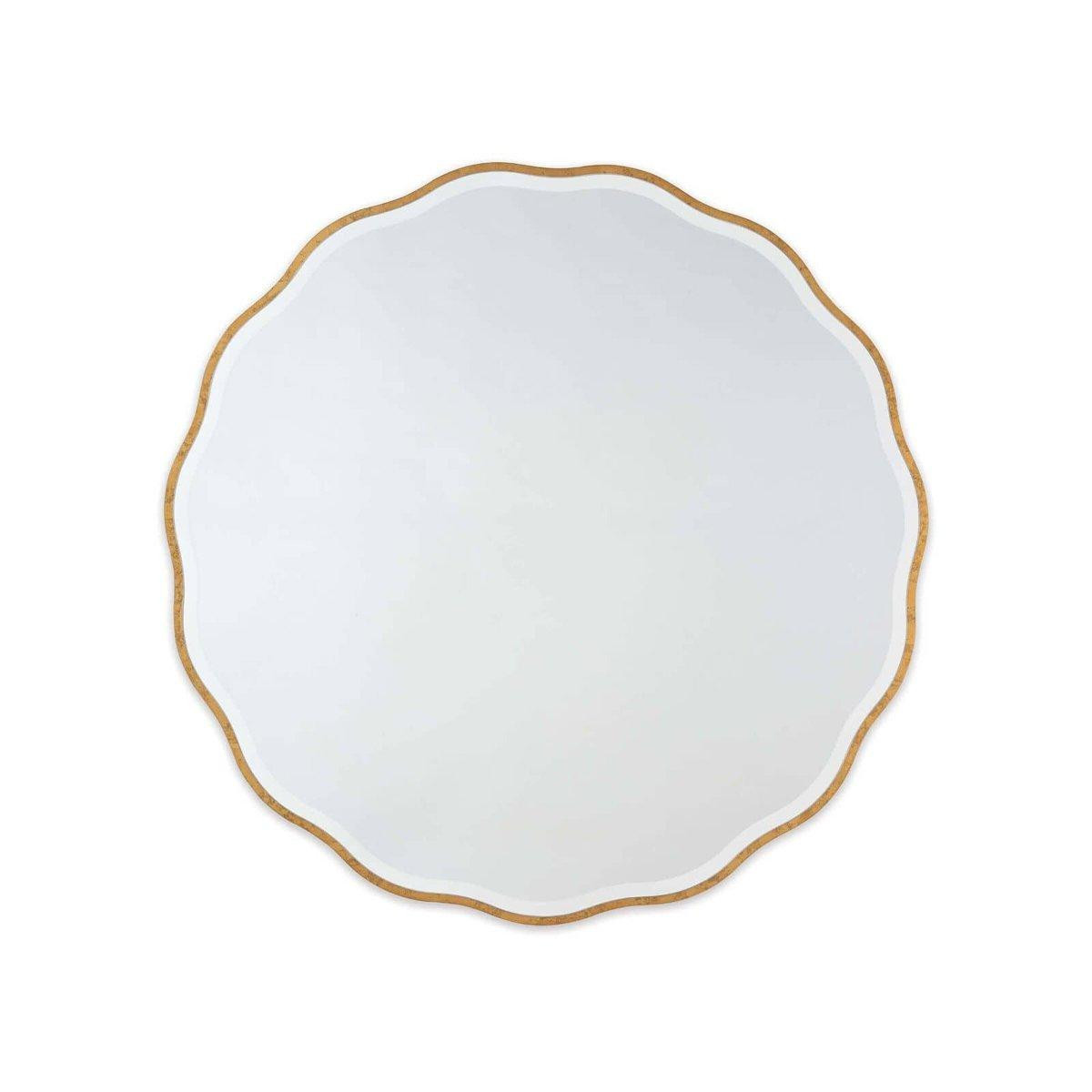 Round Gilded Scallop Mirror - Small | Shades of Light