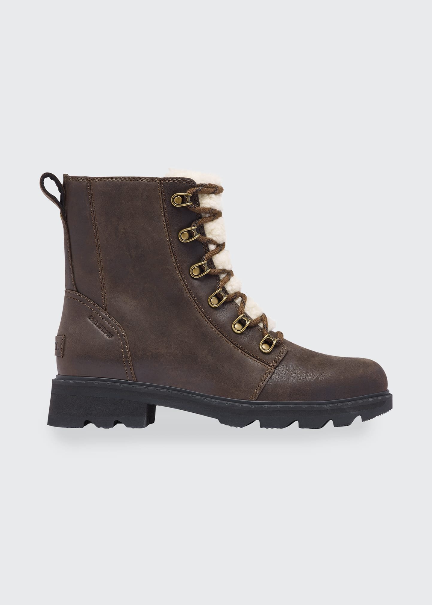 Lennox Winter Combat Booties, Dark Brown | Bergdorf Goodman