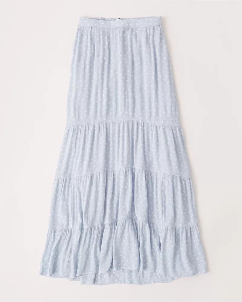 Tiered High-Low Maxi | Abercrombie & Fitch US & UK