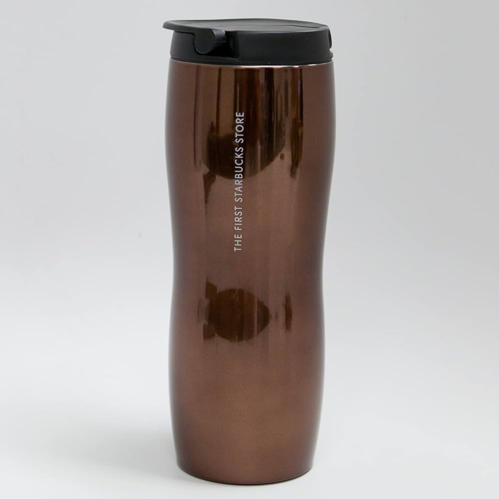 Starbucks The First Store Pike Place Stainless-Steel Tumbler (16 oz, Brown) | Amazon (CA)