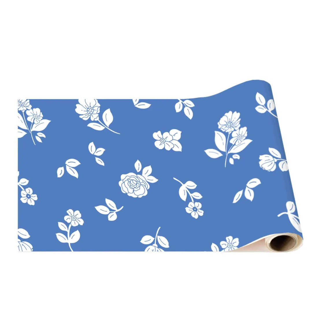 Blue Elegant Floral Table Runner - Etsy | Etsy (Global)