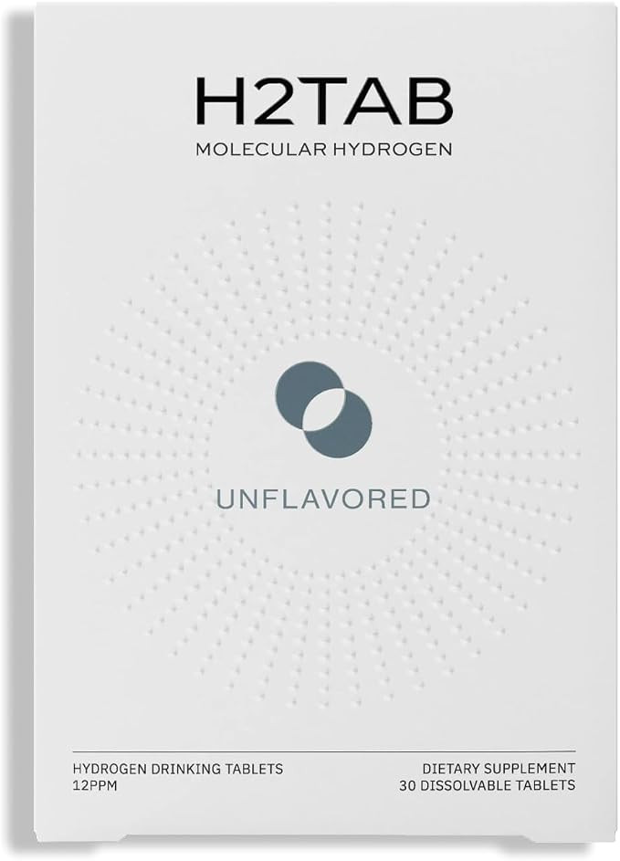 H2Tab Molecular Hydrogen Water Drinking Tablets, 12 PPM | Supports Muscle Recovery, Metabolism, C... | Amazon (US)