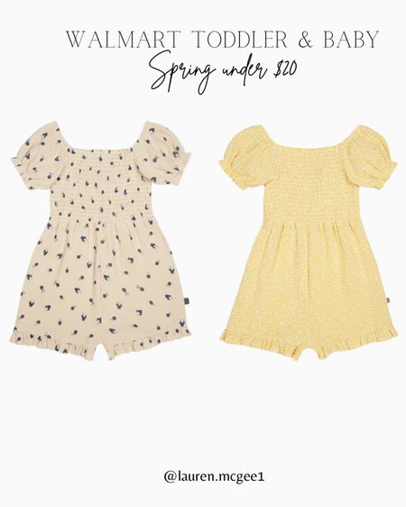 NEW Walmart Spring Baby & Toddler outfits under $20

#LTKSeasonal #LTKkids #LTKSpringSale