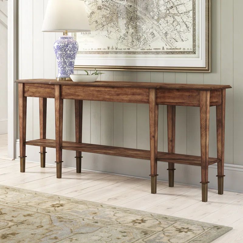 Sinclair 76'' Solid Wood Console Table | Wayfair North America