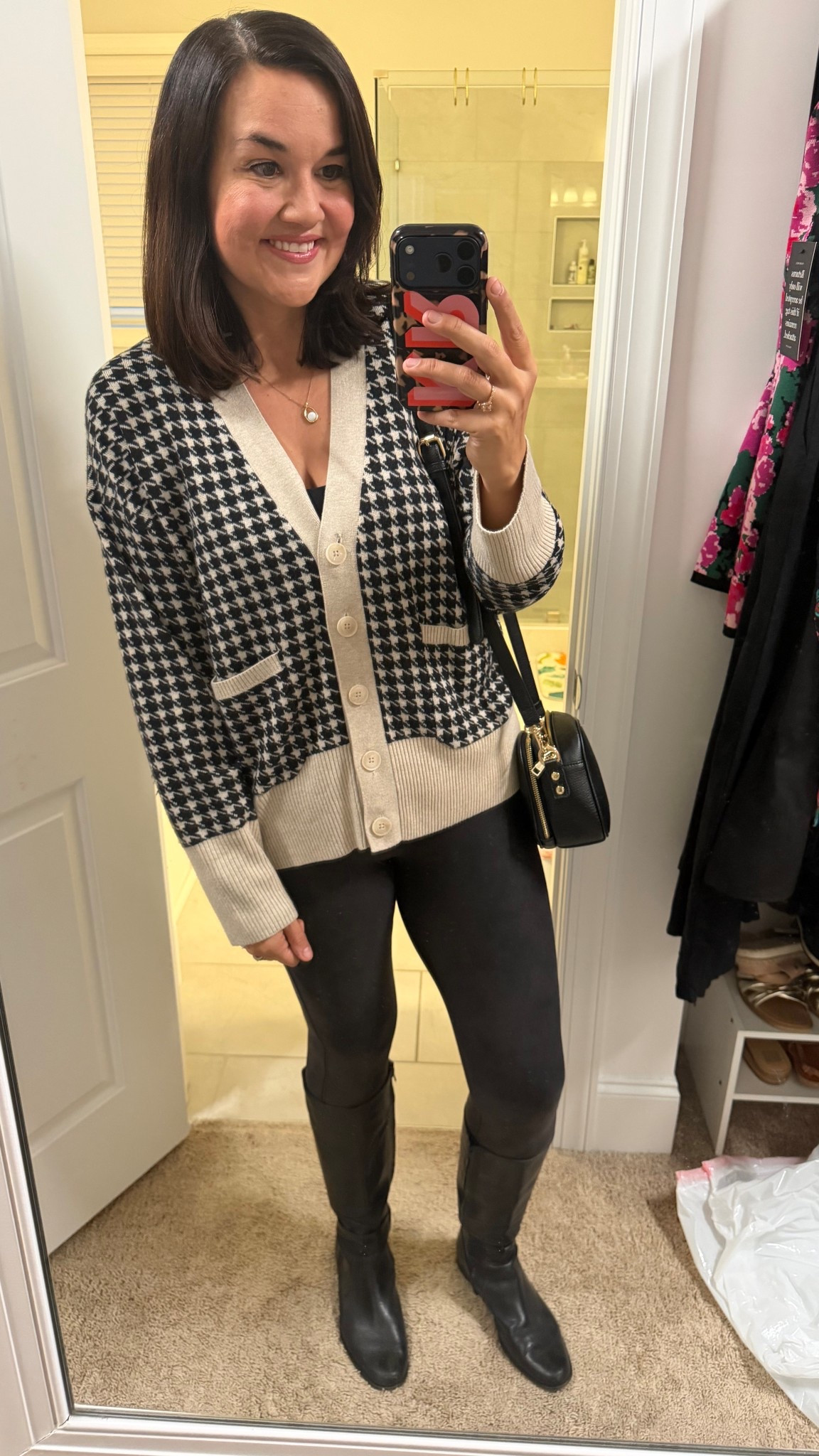 Love an oversized cardigan paired with Spanx leggings and black boots! These boots are vintage LL Bean ones that belonged to my grandmother ❤️

#LTKgrwm #LTKdayinmylife #LTKootd