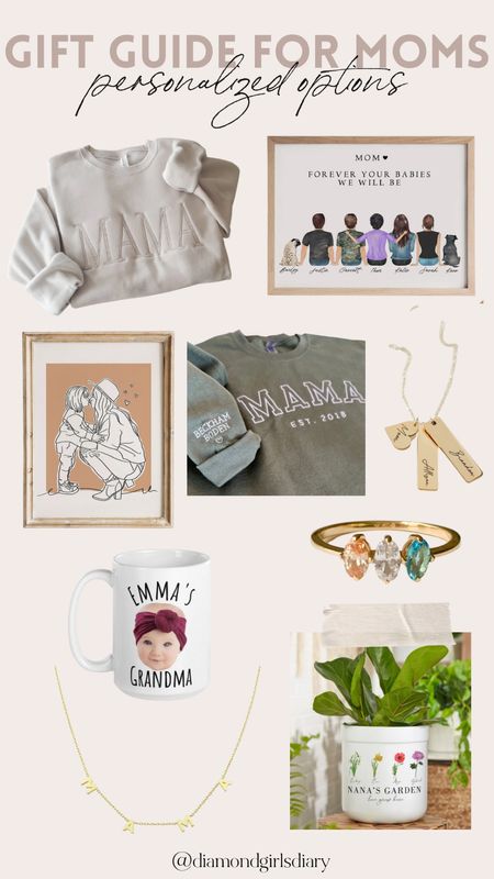 Gift Guide | Mothers Day Gift Guide | Personalized Gifts | Mothers Day Personalized Gifts

#LTKSeasonal #LTKunder50 #LTKunder100