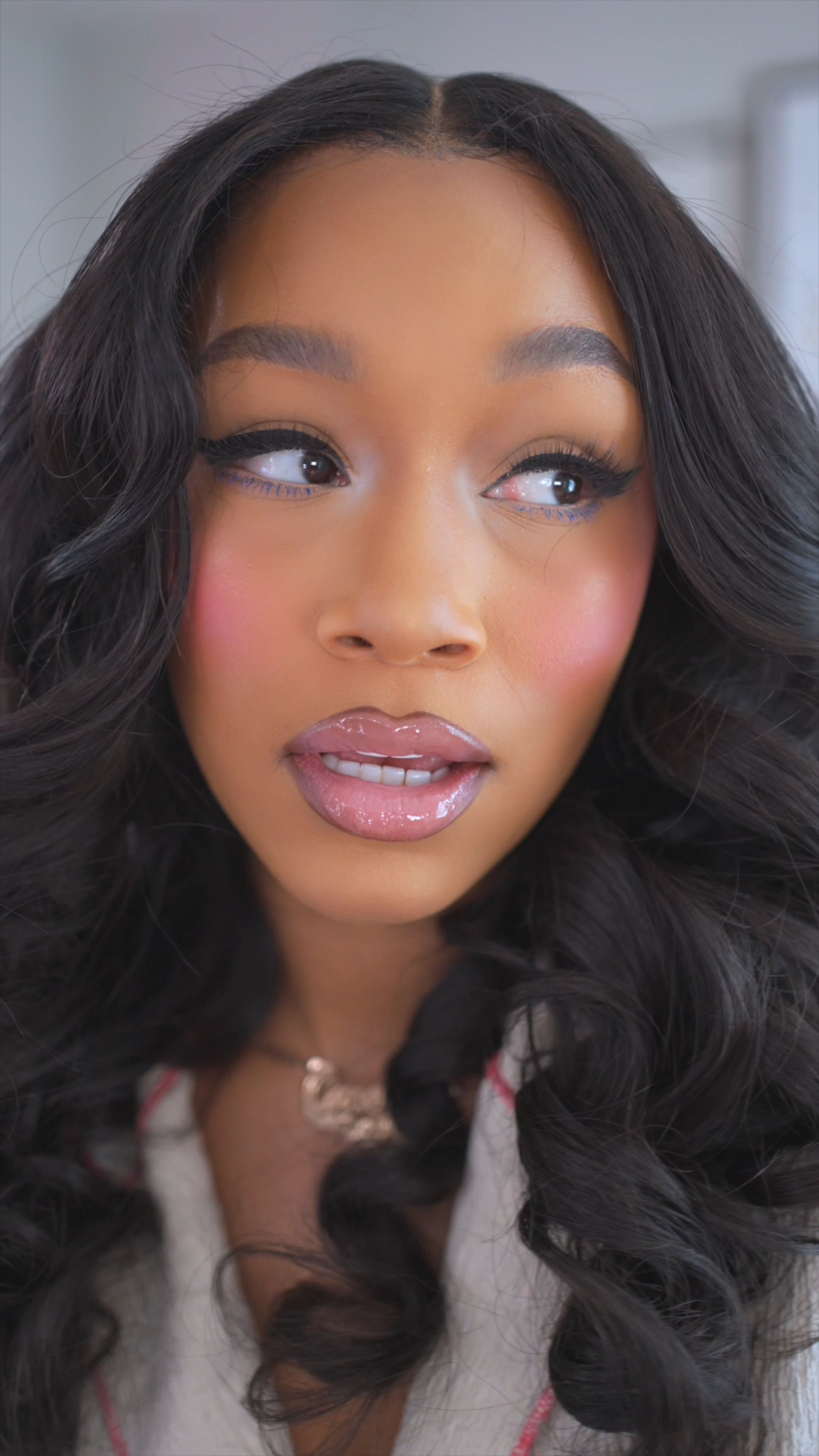 Get The Perfect PINK lip! Did you know you could use blush for your lipstick? Love this combo!

#LTKbeauty