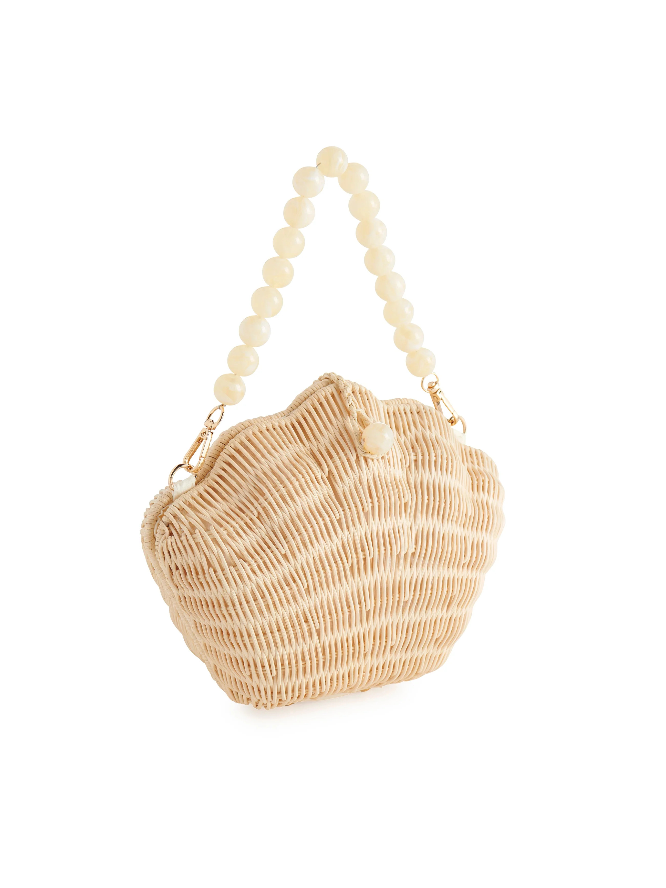Shiraleah Corsica Shell Bag, Natural | Shiraleah