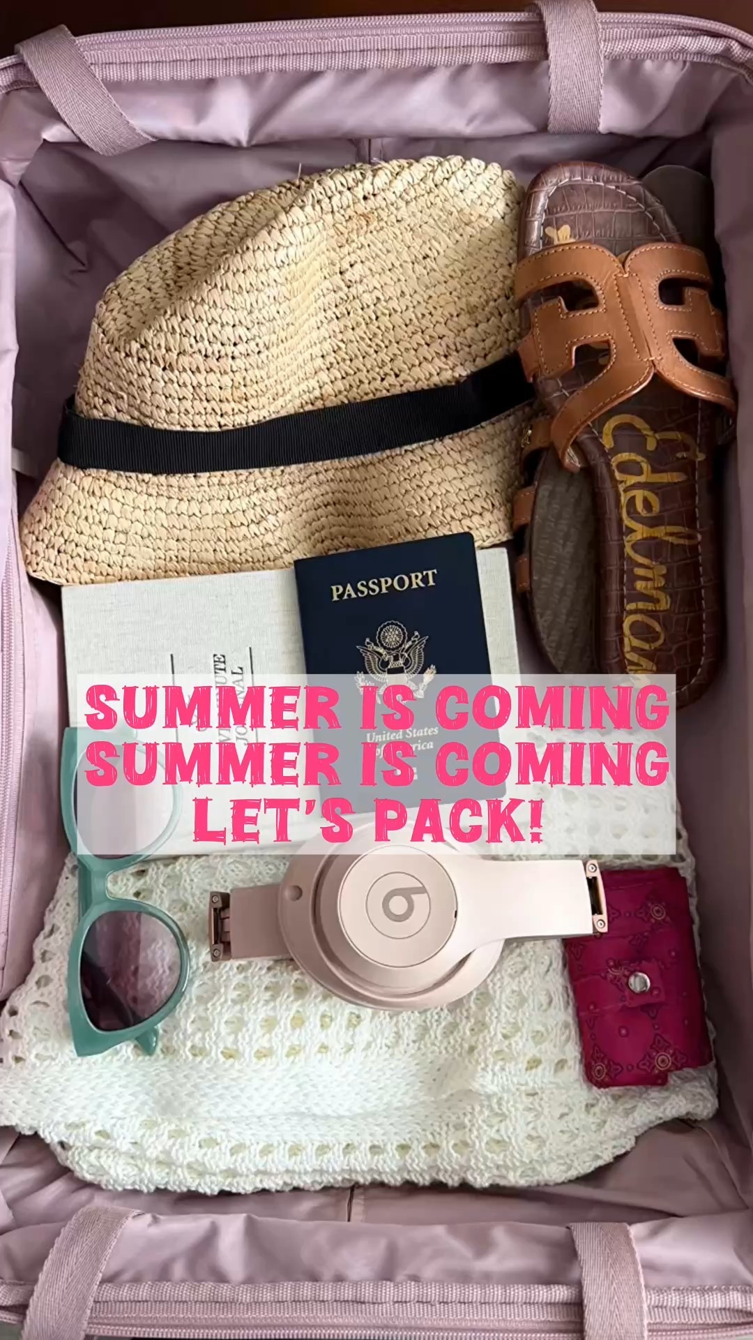Summer is coming! Let’s pack for a relaxing warm destination 🏖️ 
And if you’re looking for a good book to read form the trip (instead of writing) my travel book webpage is dedicated to good books to read 📚 {aglimpseofgood . com}
Happy Travels! ✈️

#LTKTravel #LTKSeasonal #LTKWatchNow